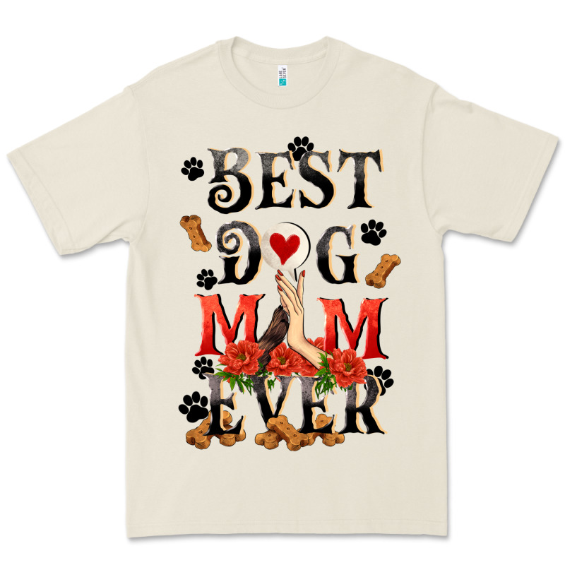 Best Dog Mom Ever Mother's Day Premium Tee by FaDigitalArtStudio | Teevron