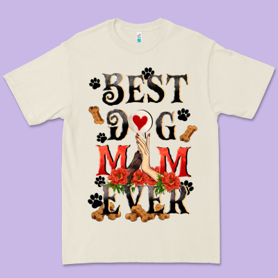 Best Dog Mom Ever Mother's Day Premium Tee Designed By Fadigitalartstudio