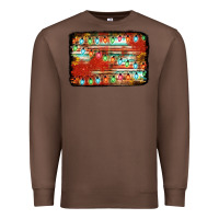 Chestnut christmas serape sunflower background Premium Sweatshirt - Jasminsmagicworld