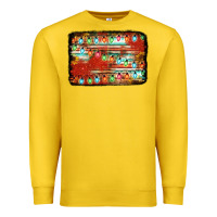 Lemon christmas serape sunflower background Premium Sweatshirt - Jasminsmagicworld