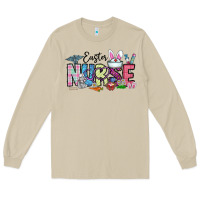 Mushroom easter nurse Long Sleeve Tee - CowhideDigitalArt