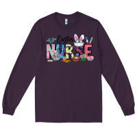 Plum easter nurse Long Sleeve Tee - CowhideDigitalArt