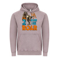 Vintage Zinc i'm two hear me roar dinosaur birthday Vintage Hoodie - LillyAllenDesigns