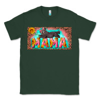 Sports Green mama with baby bear and leopard license plate Classic Tee - Artiststas