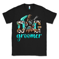Black western dog groomer Classic Tee - OliviaCreatesArt