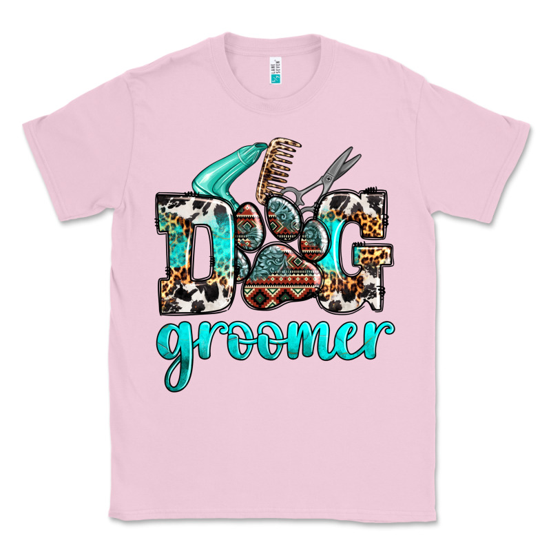 Western Dog Groomer Classic Tee by OliviaCreatesArt | Teevron