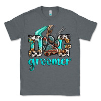 Charcoal Heather western dog groomer Classic Tee - OliviaCreatesArt