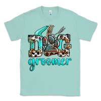 Seafoam western dog groomer Classic Tee - OliviaCreatesArt