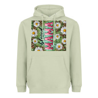 Matcha Blessed mama with daisy and leopard Heavyweight Hoodie - RanaPortraitStore