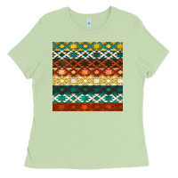 Matcha native american aztec seamless pattern 1 Ladies Tee - BundleAndBundleShop