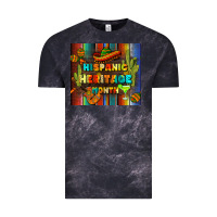 Cloud Black hispanic heritage month tumbler Vintage Tee - BundleAndBundleShop