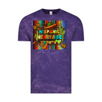 Cloud Purple hispanic heritage month tumbler Vintage Tee - BundleAndBundleShop