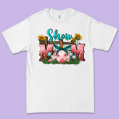 Show Mom Pig Mother's Day Premium Tee Designed By Fadigitalartstudio