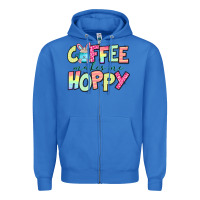 True Royal coffee makes me hoppy easter Zipper Hoodie - Jasminsmagicworld