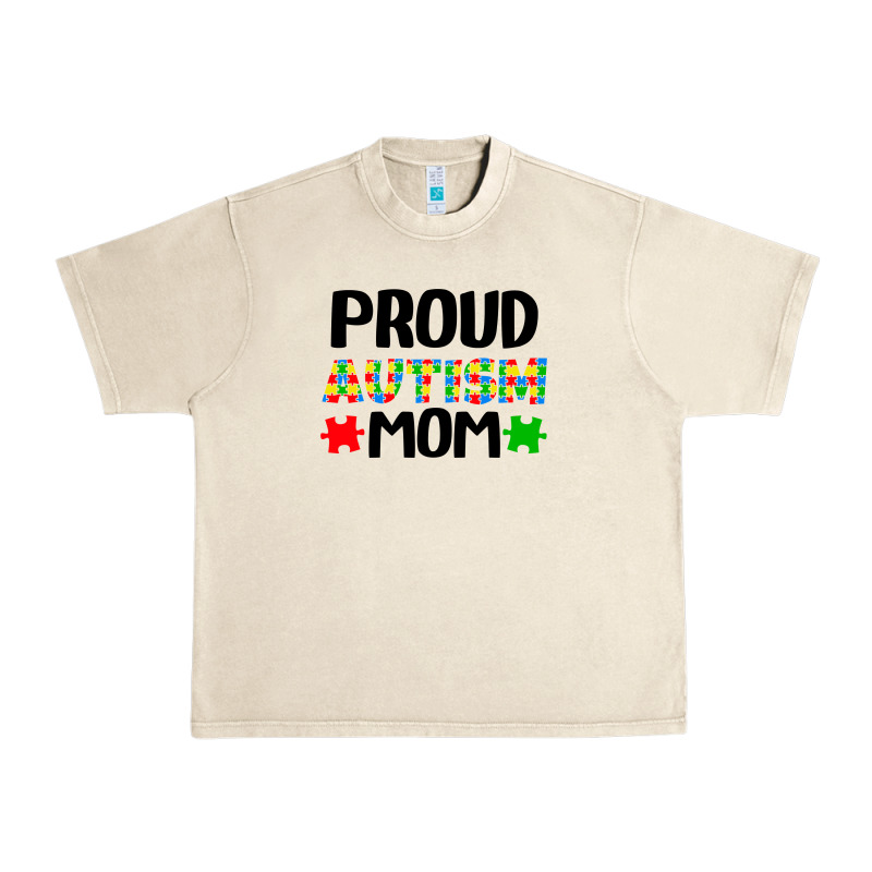 Autism Awareness Puzzle Theme Urban Heavy Tee by CowhideDigitalArt | Teevron