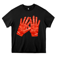 Black receiver gloves fa element 1 Heavy Core Tee - FaDigitalArtStudio