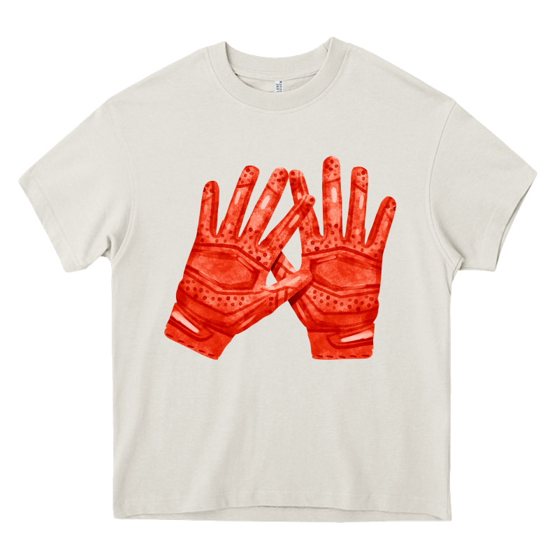 Receiver Gloves Fa Element 1 Heavy Core Tee by FaDigitalArtStudio | Teevron