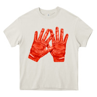 Cream receiver gloves fa element 1 Heavy Core Tee - FaDigitalArtStudio