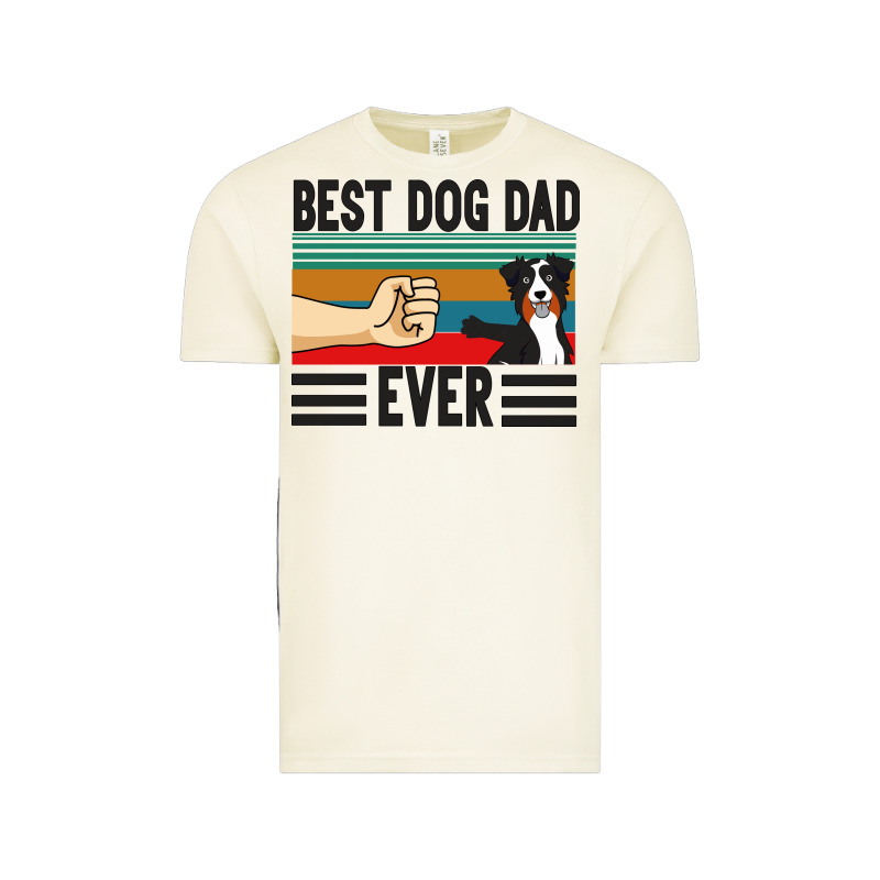 Best Dog Dad Ever Vintage Tee by Bettercallsaul | Teevron