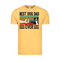 Vintage Mustard Best Dog Dad Ever Vintage Tee - Bettercallsaul