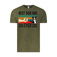 Vintage Olive Best Dog Dad Ever Vintage Tee - Bettercallsaul