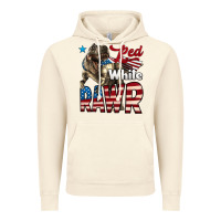 Vintage Artic Red White Rawr Dinosaur T-Rex Vintage Hoodie - LillyAllenDesigns