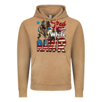 Vintage Camel Red White Rawr Dinosaur T-Rex Vintage Hoodie - LillyAllenDesigns