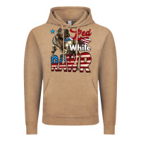 Vintage Coffee Red White Rawr Dinosaur T-Rex Vintage Hoodie - LillyAllenDesigns