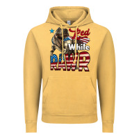 Vintage Mustard Red White Rawr Dinosaur T-Rex Vintage Hoodie - LillyAllenDesigns