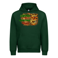 Forest Green coffee and christmas cheer Urban Hoodie - RanaPortraitStore
