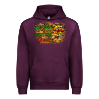Mauve Wine coffee and christmas cheer Urban Hoodie - RanaPortraitStore