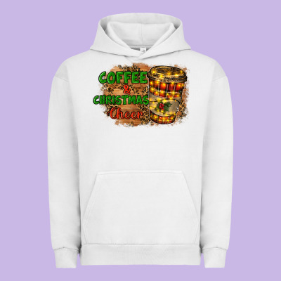 Coffee And Christmas Cheer Urban Hoodie Designed By Ranaportraitstore