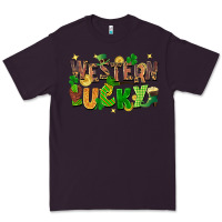 Plum western lucky St. Patricks Day Premium Tee - FaDigitalArtStudio