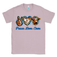 Lilac Peace Love Cows Classic Tee - Jasminsmagicworld