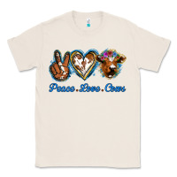 Natural Peace Love Cows Classic Tee - Jasminsmagicworld