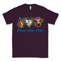 Plum Peace Love Cows Classic Tee - Jasminsmagicworld