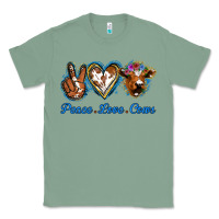 Sage Peace Love Cows Classic Tee - Jasminsmagicworld