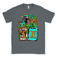 Charcoal Heather tx texas Classic Tee - OliviaCreatesArt