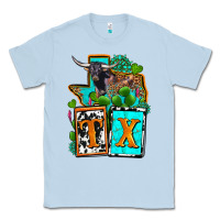 Dusty Blue tx texas Classic Tee - OliviaCreatesArt