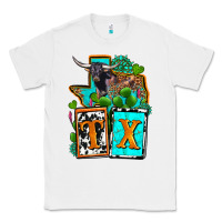 White tx texas Classic Tee - OliviaCreatesArt