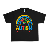 Black proud autism mom rainbow Urban Heavy Tee - CowhideDigitalArt