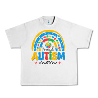 Lunar Rock proud autism mom rainbow Urban Heavy Tee - CowhideDigitalArt