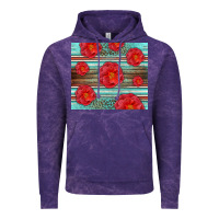 Cloud Purple Western Roses Vintage Hoodie - LillyAllenDesigns