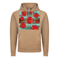 Vintage Coffee Western Roses Vintage Hoodie - LillyAllenDesigns
