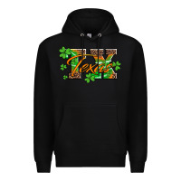 Black st patricks day texas Premium Hoodie - Artiststas