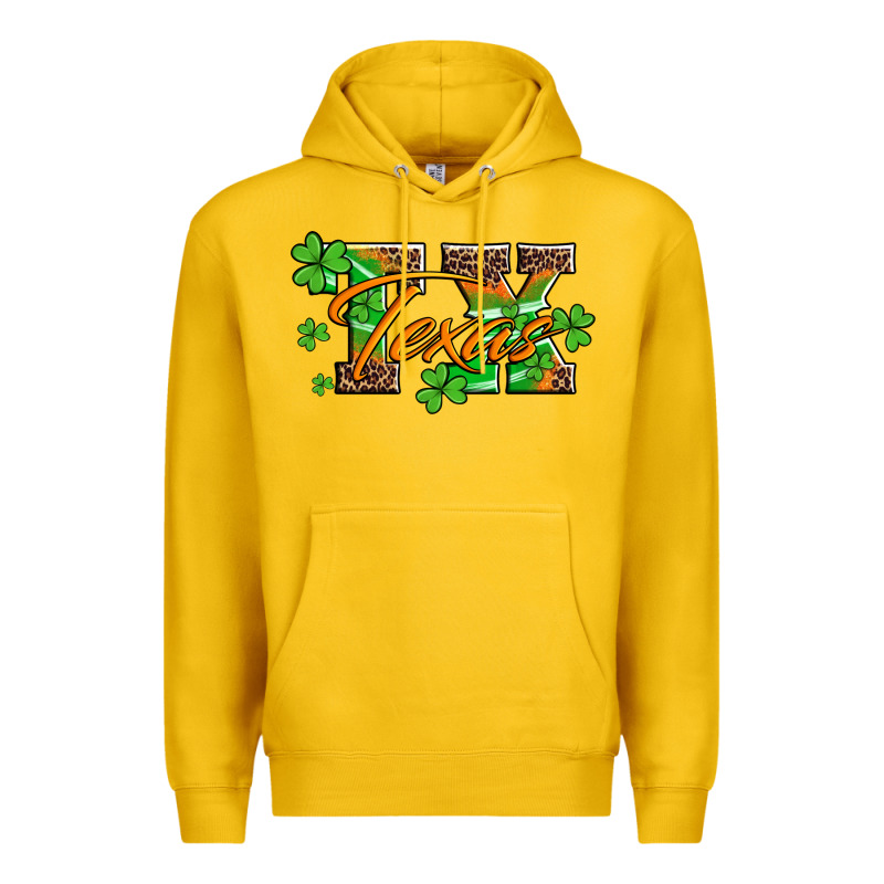 St Patricks Day Texas Premium Hoodie by Artiststas | Teevron