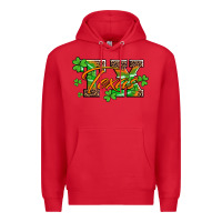 Red st patricks day texas Premium Hoodie - Artiststas