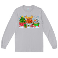 Moon Dust festive christmas cupcakes Long Sleeve Tee - CowhideDigitalArt