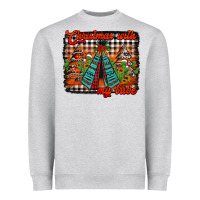 Heather Grey christmas with my tribe Heavyweight Sweatshirt - Jasminsmagicworld