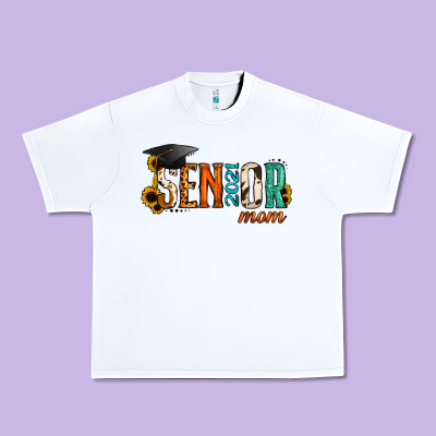 Mom Of A Senior 2021 Urban Heavy Tee Designed By Jasminsmagicworld